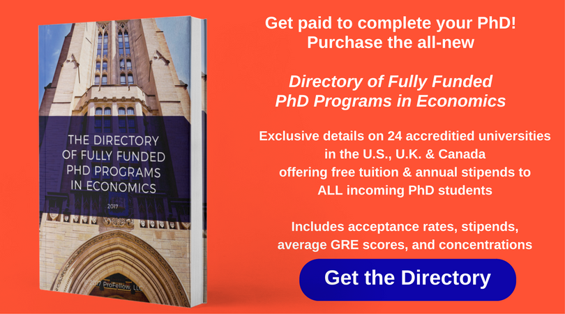 phd in economics fully funded